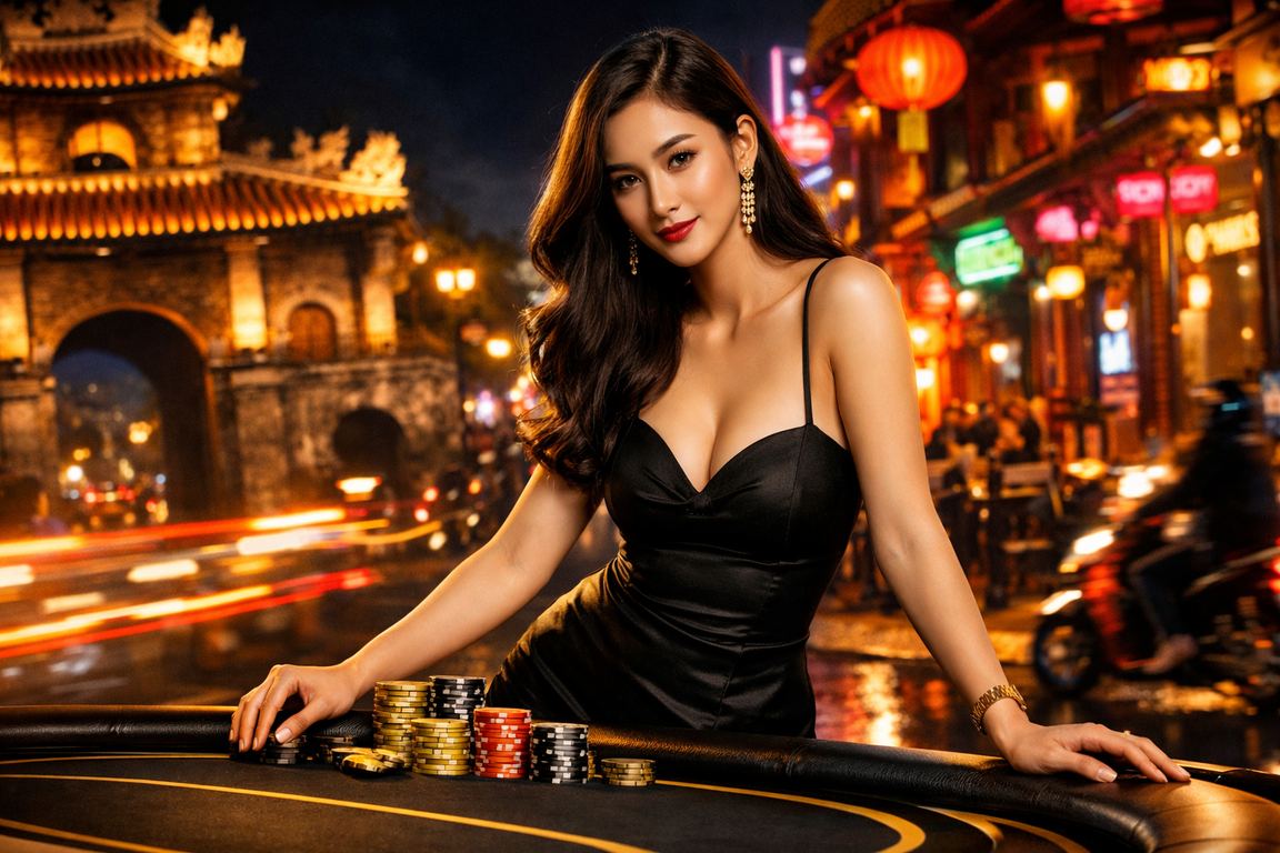 Tiệc trúng thưởng neon sôi động tại Huế